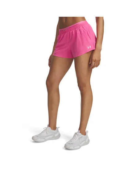 Short Femme UA VANISH WOVEN 3IN Rose
