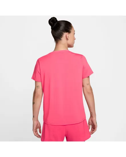 T-shirt Femme W NK ONE SWOOSH HBR DF SS TOP Rose