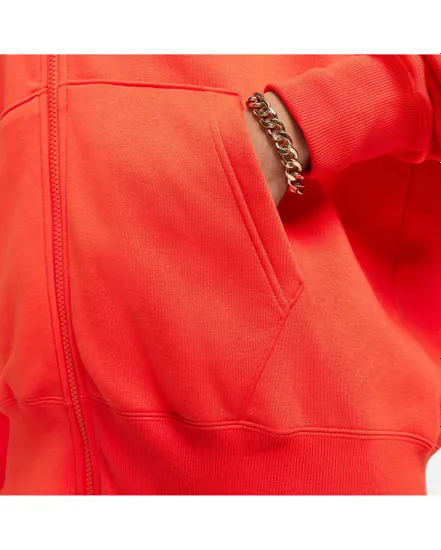 Veste à capuche manches longues Femme W NSW FLC FZ HOODIE DNC Orange