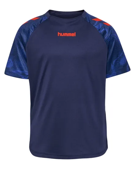 T-shirt de football Enfant HMLBLAZE26 PRO TRAINING JERSEY KIDS Bleu