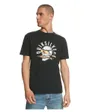 T-shirt manches courtes Homme QS ROCKIN SKULL SS Noir