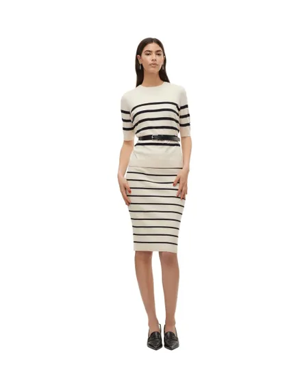 Pull Manches Courtes Femme VMSABA Plain