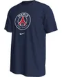 T-Shirt de football Homme PSG M NK CREST TEE Bleu