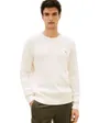 Pull col rond Homme CLASSIC COTTON CABLE CREW NECK Écru