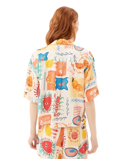 Chemise Femme Pcklarisa Shirt Wvn Bc