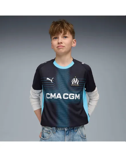 Maillot de football Enfant OM Extérieur 2025/2026 Bleu