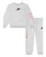 Ensemble de survetement Enfant B NSW ON THE MOVE CREW SET Gris