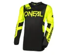 Maillot manches longues Homme ELEMENT RACEWEAR Noir/Jaune Fluo