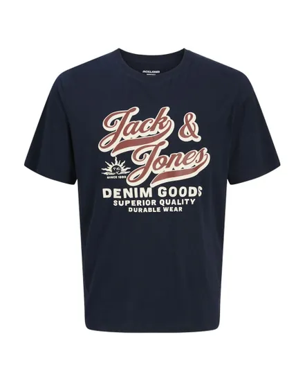 T-shirt Homme JJELOGO TEE SS O-NECK 2 COL AW25 SN Bleu