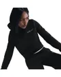 Sweat à capuche Femme W NSW PHNX FLC SHRUNKEN HOODIE Noir