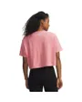 T-shirt Femme UA RIVAL BOXY TEE WASH Rose