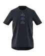 Tee shirt manche courte Homme D2M LOGO TEE Bleu