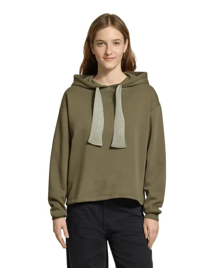 Sweat À Capuche Femme Pcchilli Ls Glitter Hoodie Noos Bc