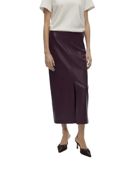 Jupe Femme VMOLIVELIPPA HW Coated 7 8