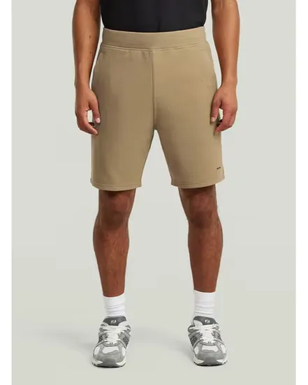Short Homme STRUCTURED JERSEY SHORT Marron