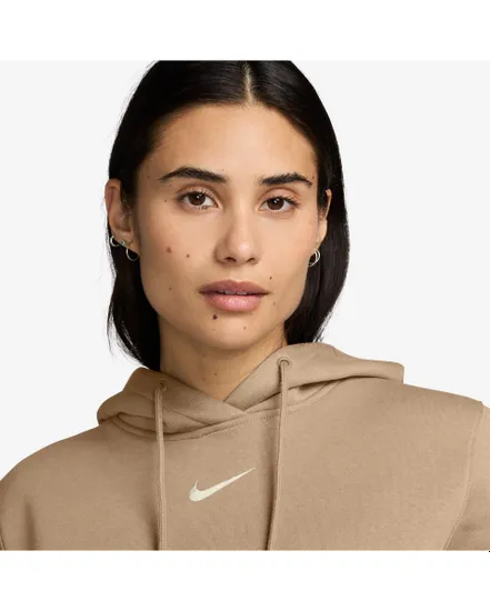 Sweat à capuche Femme W NSW PHNX FLC STD PO HOODIE Beige