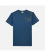 TEE SHIRT MANCHES COURTES LOGO EPA Homme Bleu