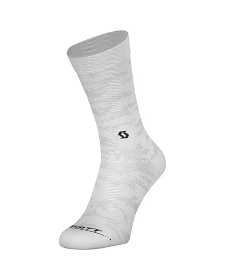 Chaussettes Unisexe TRAIL CAMO CREW Blanc/Noir