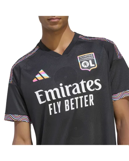 Maillot de football Homme OL 3 JSY Noir