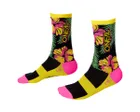 Chaussettes Unisexe MTB PERFORMANCE ISLAND Rose/Vert/Jaune