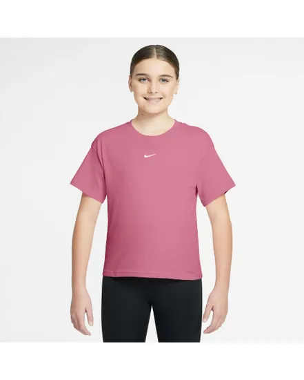 T-shirt Fille G NSW TEE BOXY ESSNTL LBR Rose