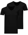 Lot de 2 T-Shirts Homme Col V Noir