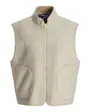 Gilet sans manche Femme JXDAWN TEDDY VEST OTW Beige
