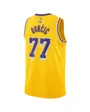Maillot de basketball Homme LAL MNK DF SWGMN JSY ICN 22 Jaune