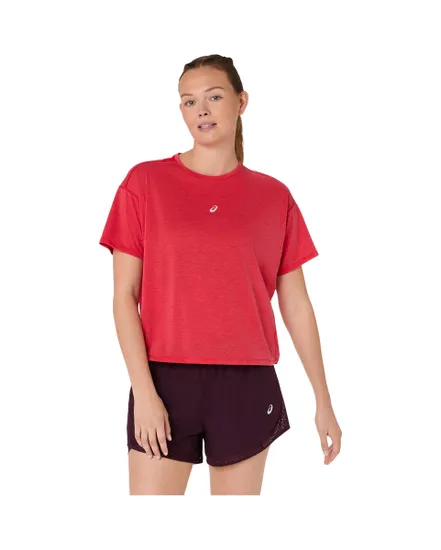 T-shirt Femme NAGINO RUN SS TOP Rouge