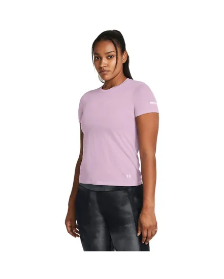 T-Shirt MC Femme UA SEAMLESS STRIDE SS Violet