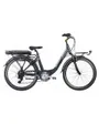 Vélo électrique urbain Femme E-AYDA 26 LUSSO TY-300 6V 560WH Argent