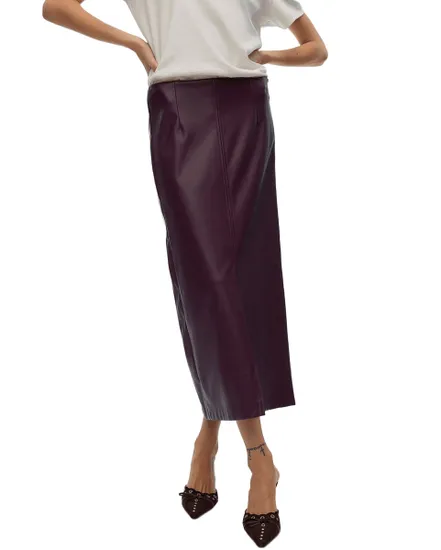 Jupe Femme VMOLIVELIPPA HW Coated 7 8