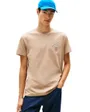 T-shirt col rond Homme REG SIGN CITY TEE EXT Taupe