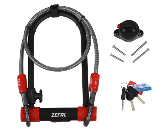 Antivol en U K-TRAZ U13 CABLE Noir