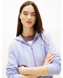 Sweat zippé à capuche Femme REG S FLAG ZIP T Bleu Pervenche