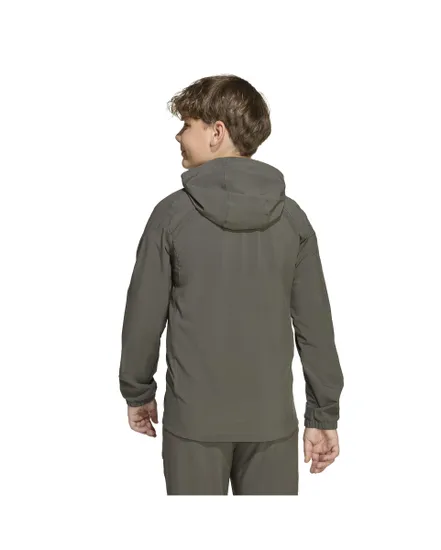 Veste zip à capuche Enfant REAL C VT J Y Vert