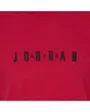 T-shirt Enfant JDB MJ WORDMARK EMB CREW Rouge