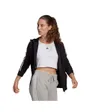 Sweat zip à capuche Femme W 3S FT FZ HD Noir