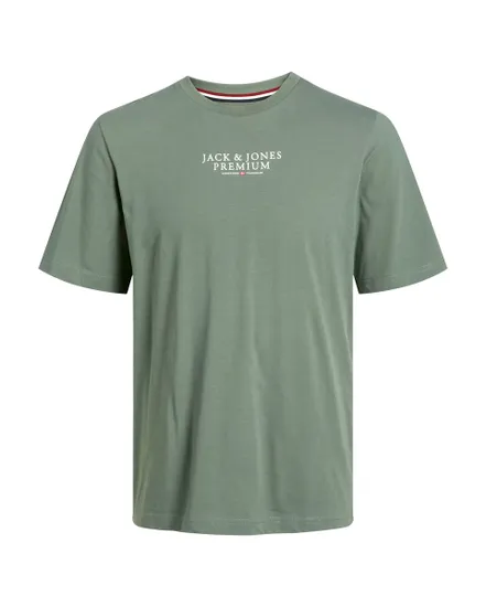 T-shirt manches courtes Homme JPRBLUARCHIE SS TEE CREW NECK NOOS Vert