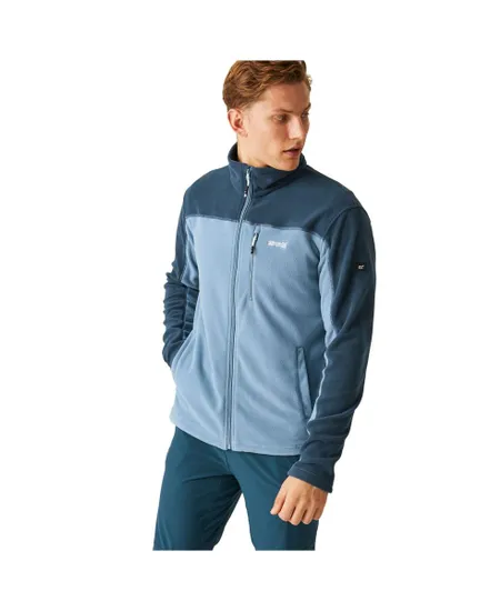 Polaire zip Homme Fellard Bleu