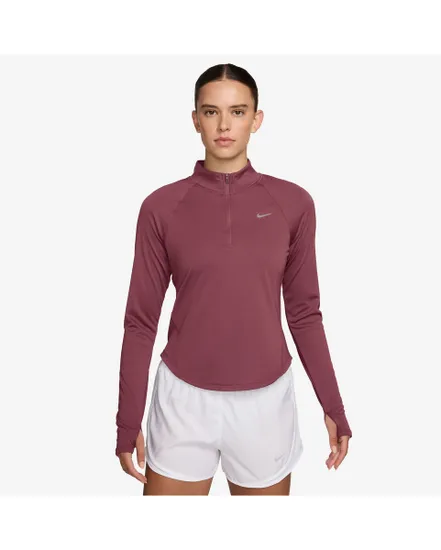 Haut d'entrainement Femme W NK TEMPO DF HZ TP Bordeaux