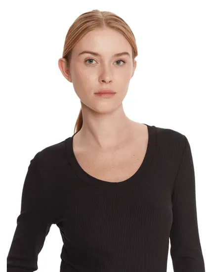 Tee-Shirt Manches Longues Femme LS Modal Rib