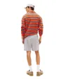 Short Homme Linen Blend Stripe