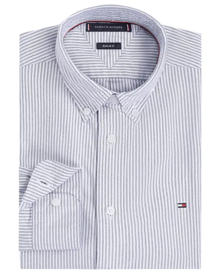 Chemise Homme HERITAGE OXFORD STRIPE RF SHIRT Bleu