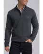 Pull manches longues Homme 50% COTON - 50% ACRYLIQUE Gris