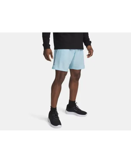 Short Homme UA TECH WOVEN WORDMARK Bleu