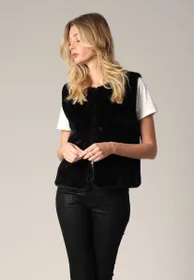 Gilet sans manche Femme FUZZY JK W Noir