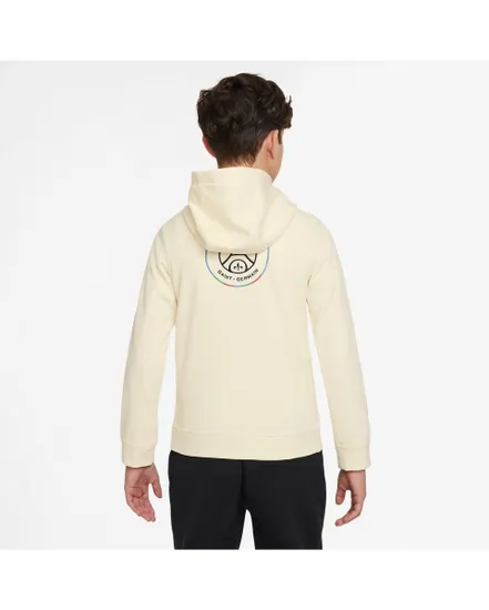 Sweat à capuche Enfant plus âgé PSG B NSW CLUB PO HDY FT UP GX Beige