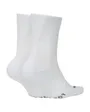 Chaussettes de tennis Unisexe U NK MULTIPLIER CREW 2PR CUSH Blanc