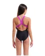 Maillot de bain Fille G ARENA PINWHEEL SWIMSUIT V BACK Noir